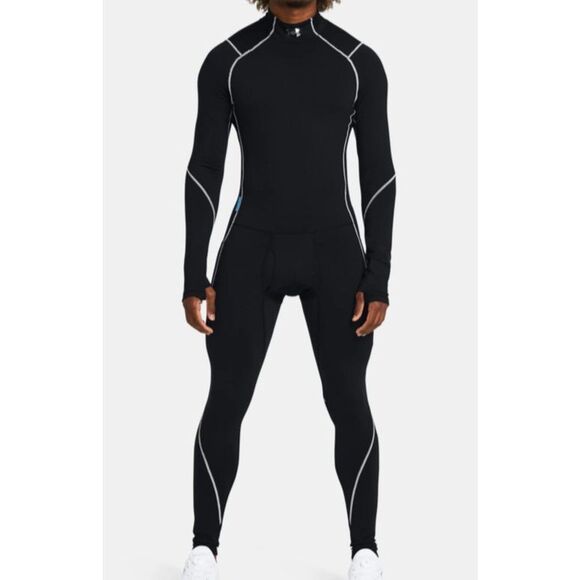 Under Armour 1384094-001 Men's Sz 4XL Black UA ColdGear Baselayer Bodysuit - Picture 1 of 5